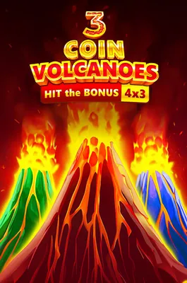 3 Coin Volcanoes tragamonedas explosiva KKK107